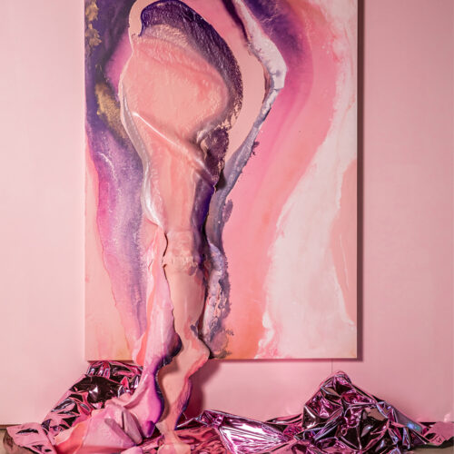 artist, Renee Phillips, artwork in her Delray Beach studio artist, Renee Phillips, artwork in her Delray Beach studio